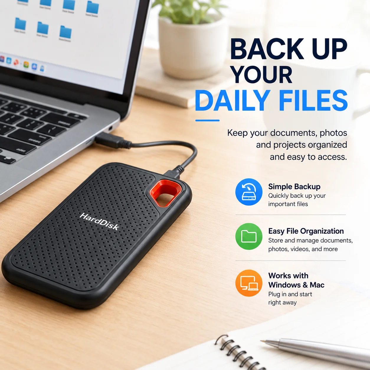 1TB/2TB Portable USB-C External SSD - Image 4