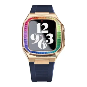 Diamond Stainless Steel Apple Watch Case Kit