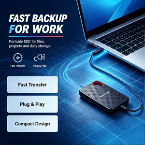 1TB/2TB/4TB Portable USB 3.1 SSD - Thumbnail Image 3