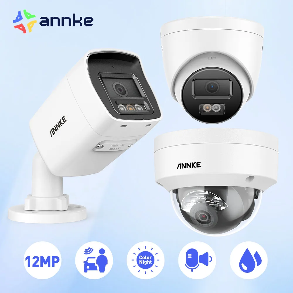 ANNKE 12MP 3K Dual Light PoE Security Camera - Image 1