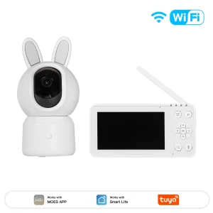 MOES WiFi Smart Baby Monitor 4.5" LCD - Thumbnail Image 7