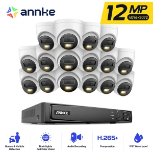 ANNKE 16CH 12MP PoE Security Camera System