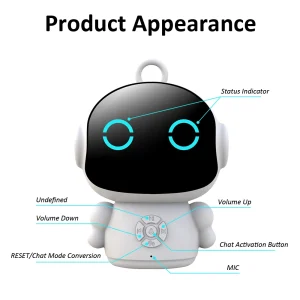 AI WiFi Robot Toy with Voice Learning - Thumbnail Image 6