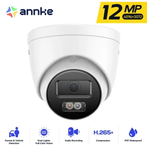ANNKE 12MP 3K Dual Light PoE Security Camera - Thumbnail Image 8