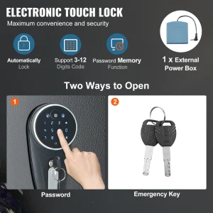 SucceBuy 8-Gun Digital Lock Gun Safe - Thumbnail Image 3
