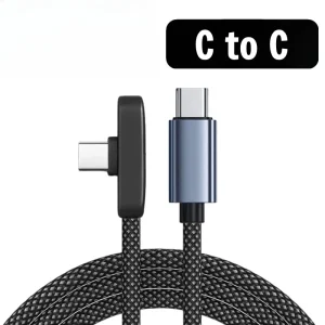 90° USB-C Cable 100W Fast Charging - Thumbnail Image 8