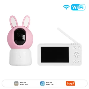 MOES WiFi Smart Baby Monitor 4.5" LCD - Thumbnail Image 8