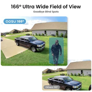 AOSU 3MP WiFi Solar Security Camera Kit - Thumbnail Image 5