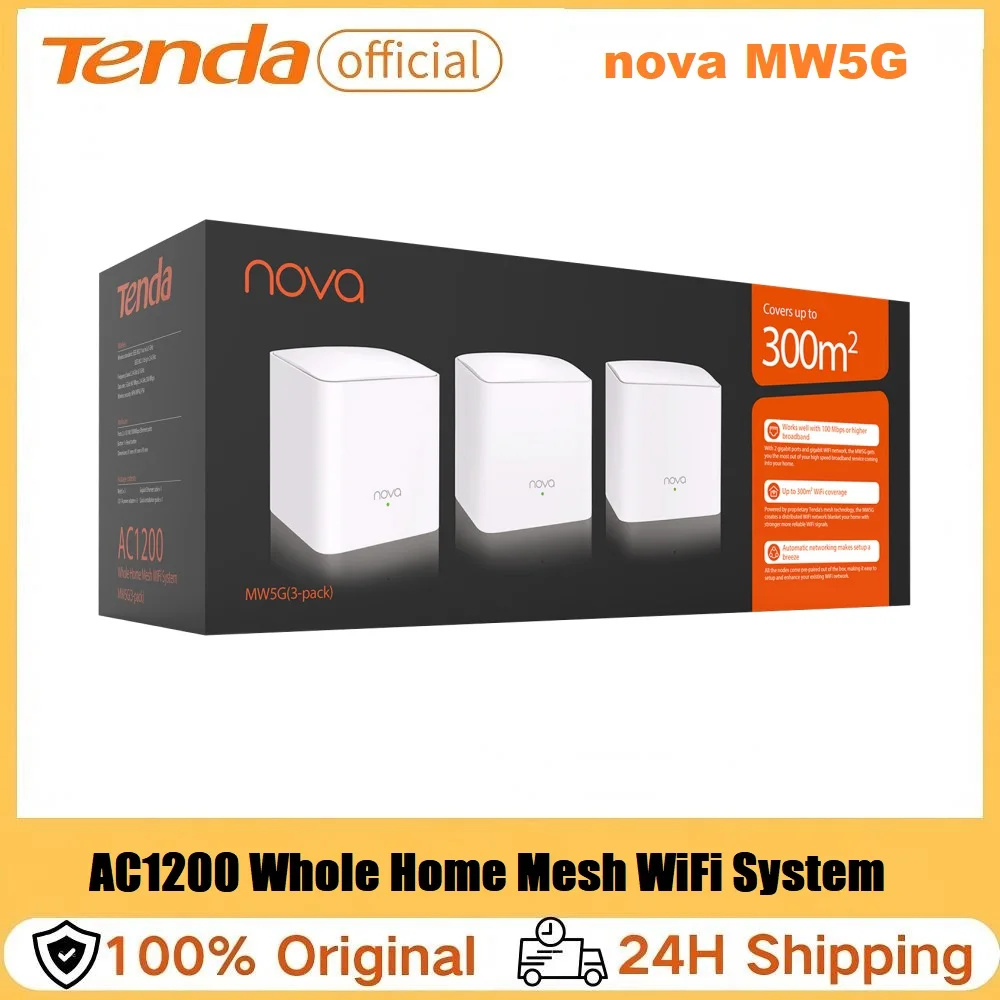 Tenda MW5G Nova AC1200 Mesh WiFi System - Image 1