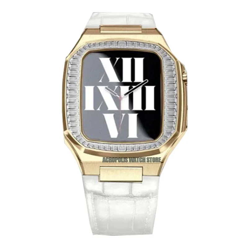 Diamond Stainless Steel Apple Watch Case Kit - Image 11