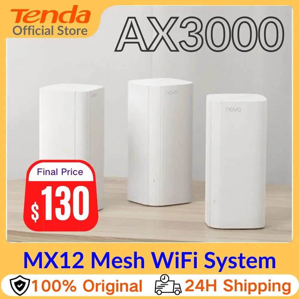 Tenda AX3000 WiFi 6 Mesh System - Image 1