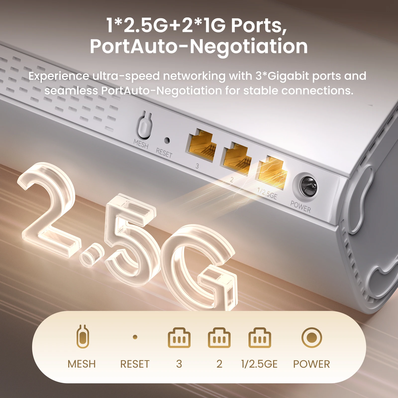 Tenda BE5100 WiFi 7 Dual-Band Mesh Router - Image 2