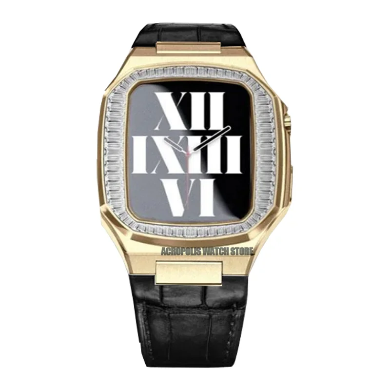 Diamond Stainless Steel Apple Watch Case Kit - Image 13