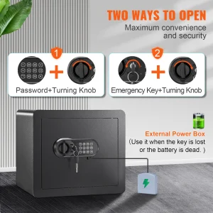 SucceBuy 1.2 Cu Ft Digital Electronic Safe - Thumbnail Image 3