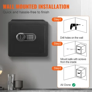 SucceBuy 1.2 Cu Ft Digital Electronic Safe - Thumbnail Image 6