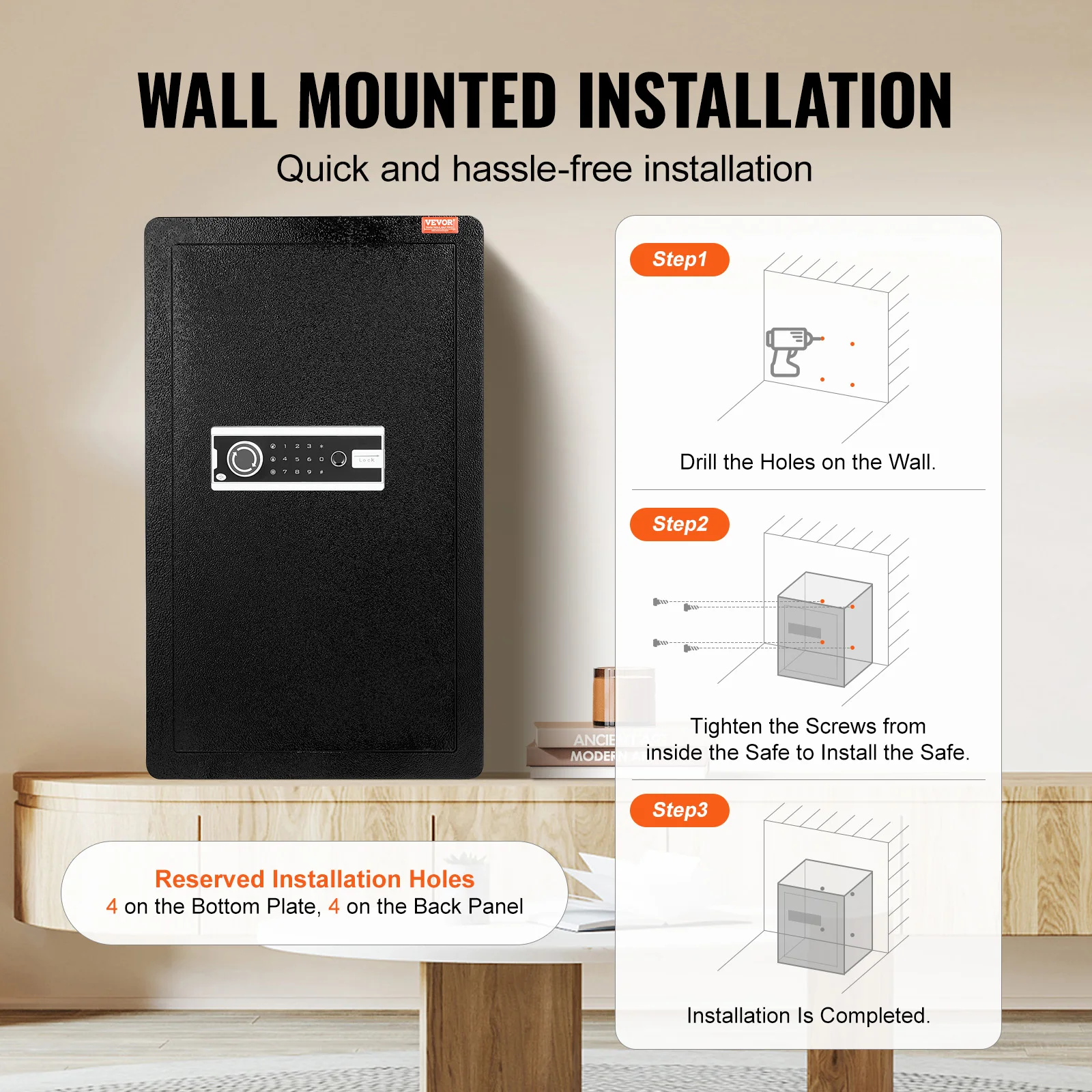 SucceBuy 4.0 Cu Ft Fingerprint Digital Safe - Image 6
