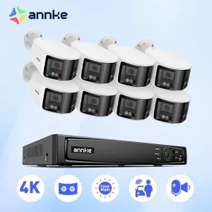 ANNKE 8MP 4K 180° Dual Lens Security Camera