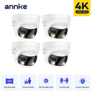 ANNKE 4K 8MP PoE Dual Lens Security Camera