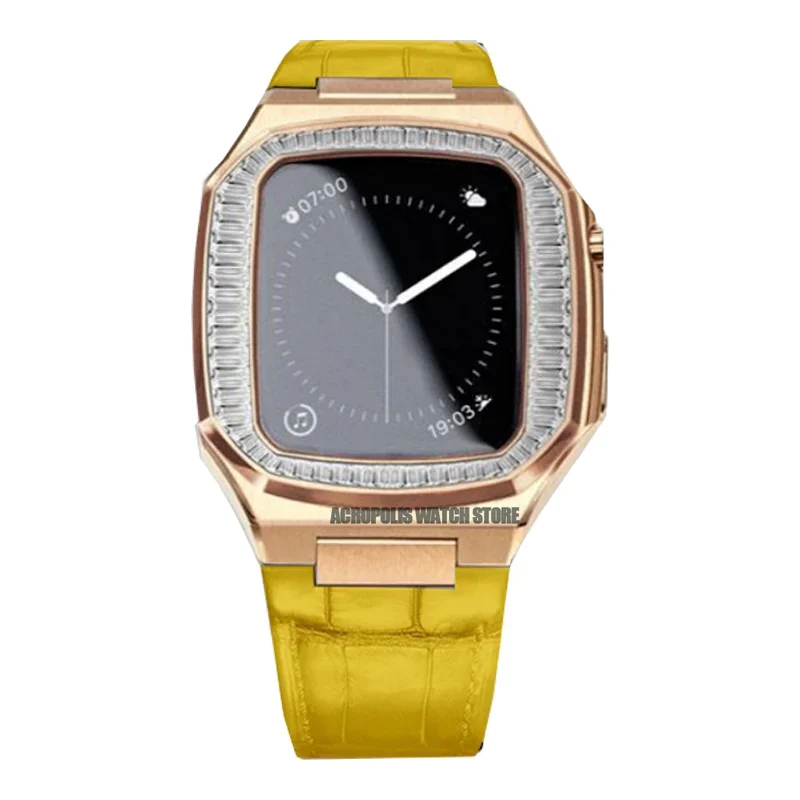 Diamond Stainless Steel Apple Watch Case Kit - Image 12