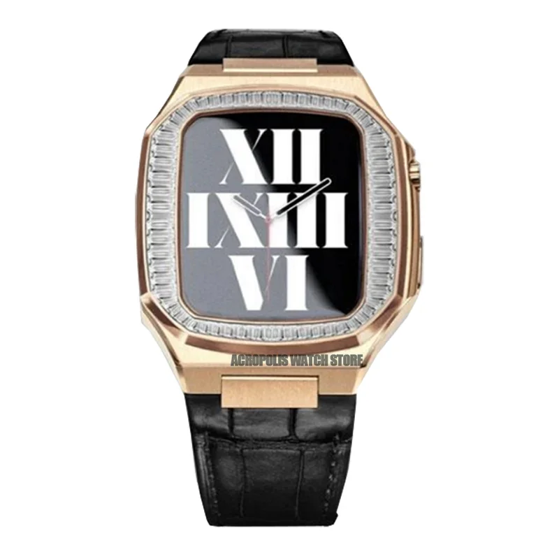 Diamond Stainless Steel Apple Watch Case Kit - Image 20