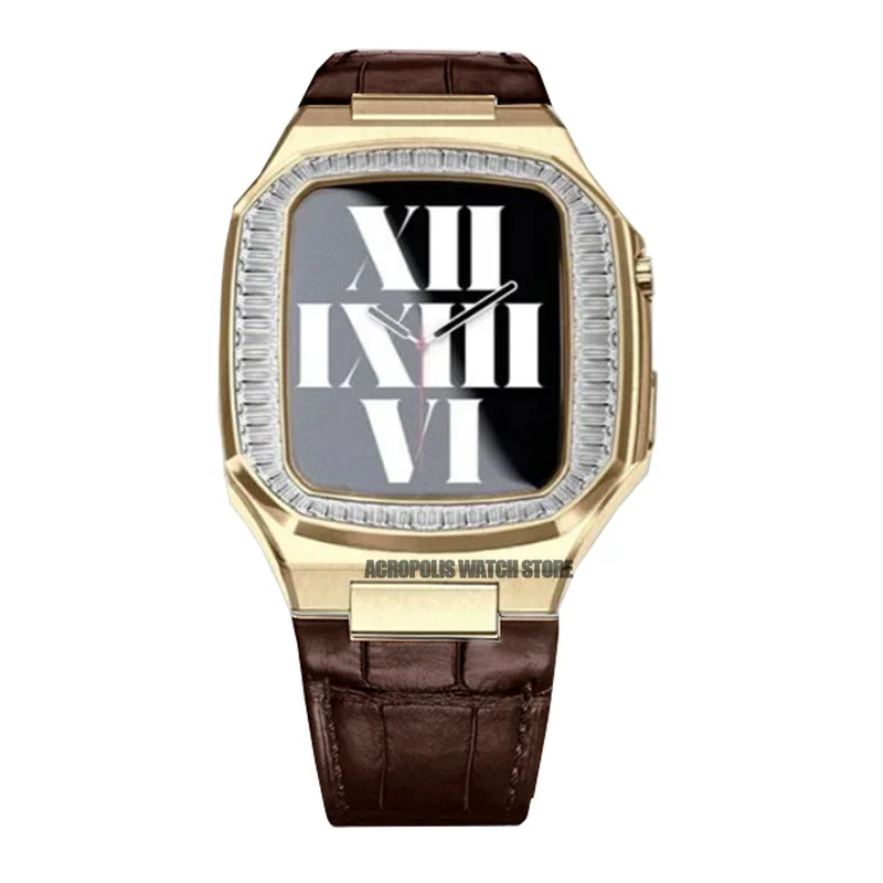 Diamond Stainless Steel Apple Watch Case Kit - Image 14