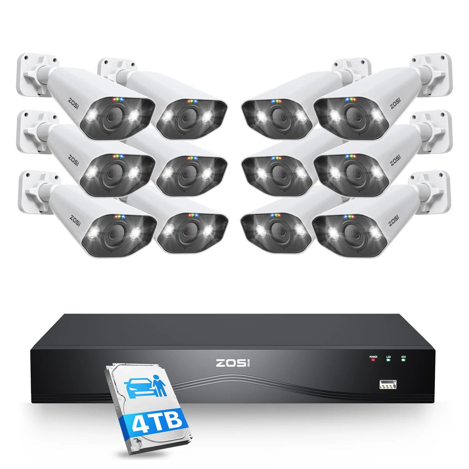 ZOSI 32CH 4K PoE Security Camera System - Image 9