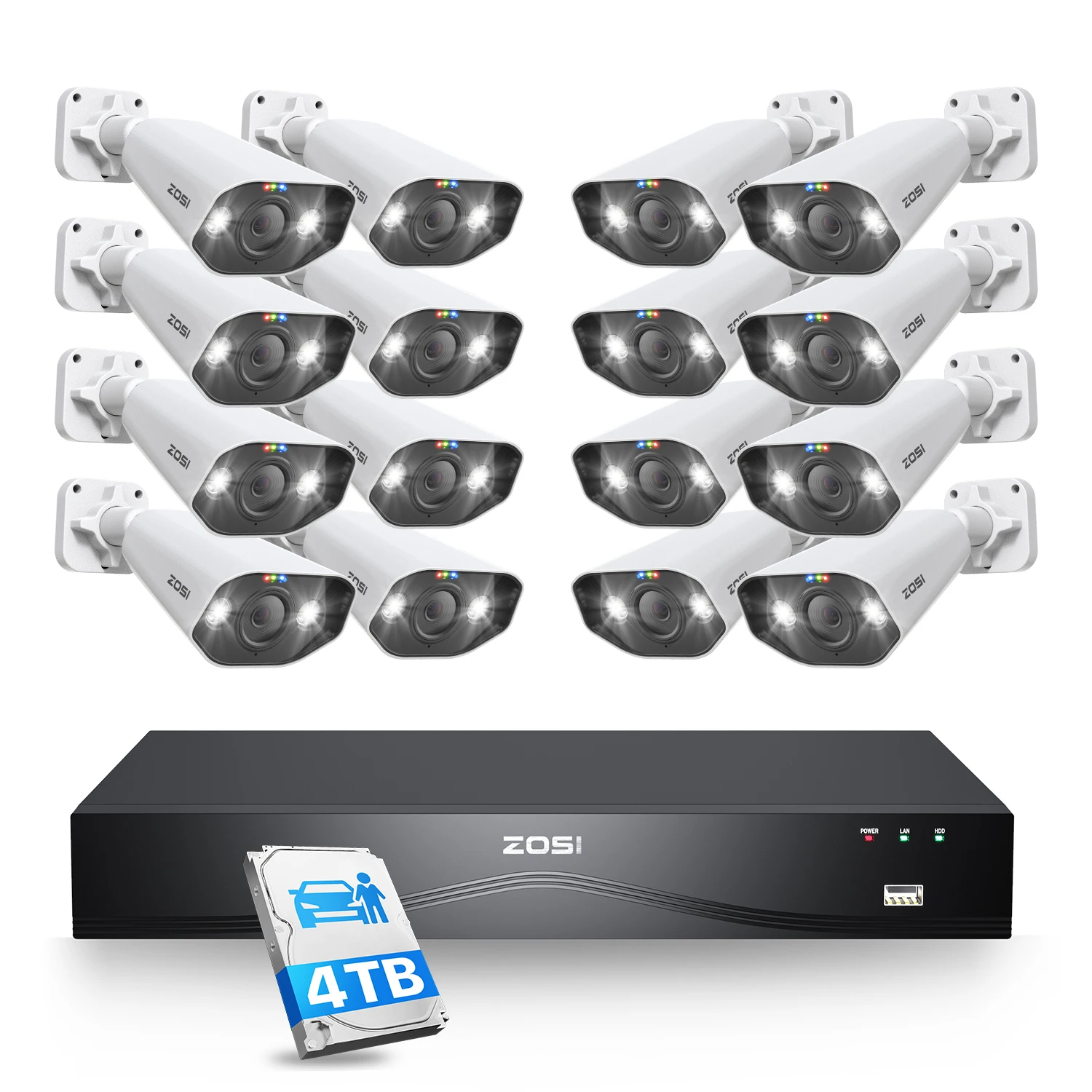 ZOSI 32CH 4K PoE Security Camera System - Image 11