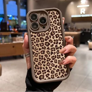 Leopard Print iPhone Shockproof Case