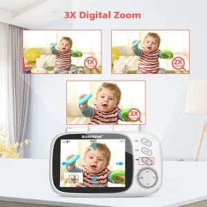 VB603 3.2" Wireless Video Baby Monitor - Thumbnail Image 3