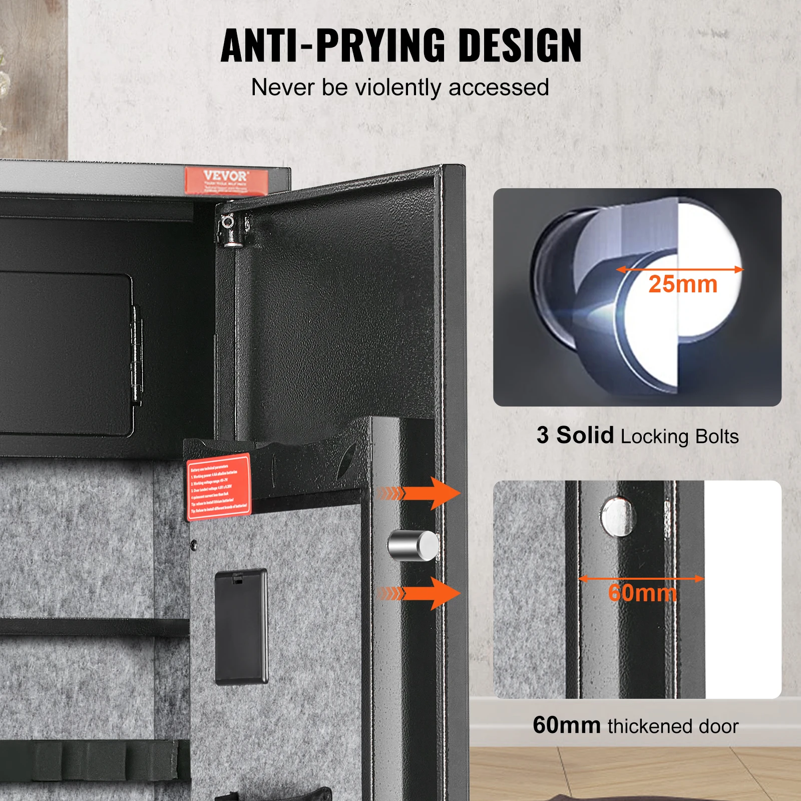 SucceBuy 8-Gun Digital Lock Gun Safe - Image 5