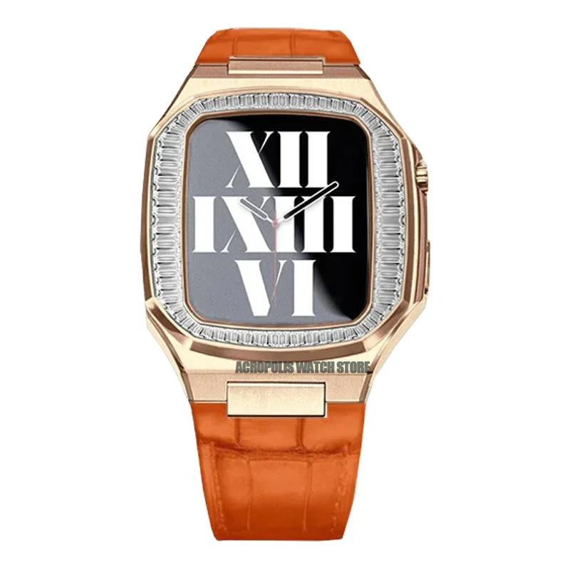Diamond Stainless Steel Apple Watch Case Kit - Image 17