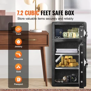 SucceBuy 4.0 Cu Ft Fingerprint Digital Safe - Thumbnail Image 2