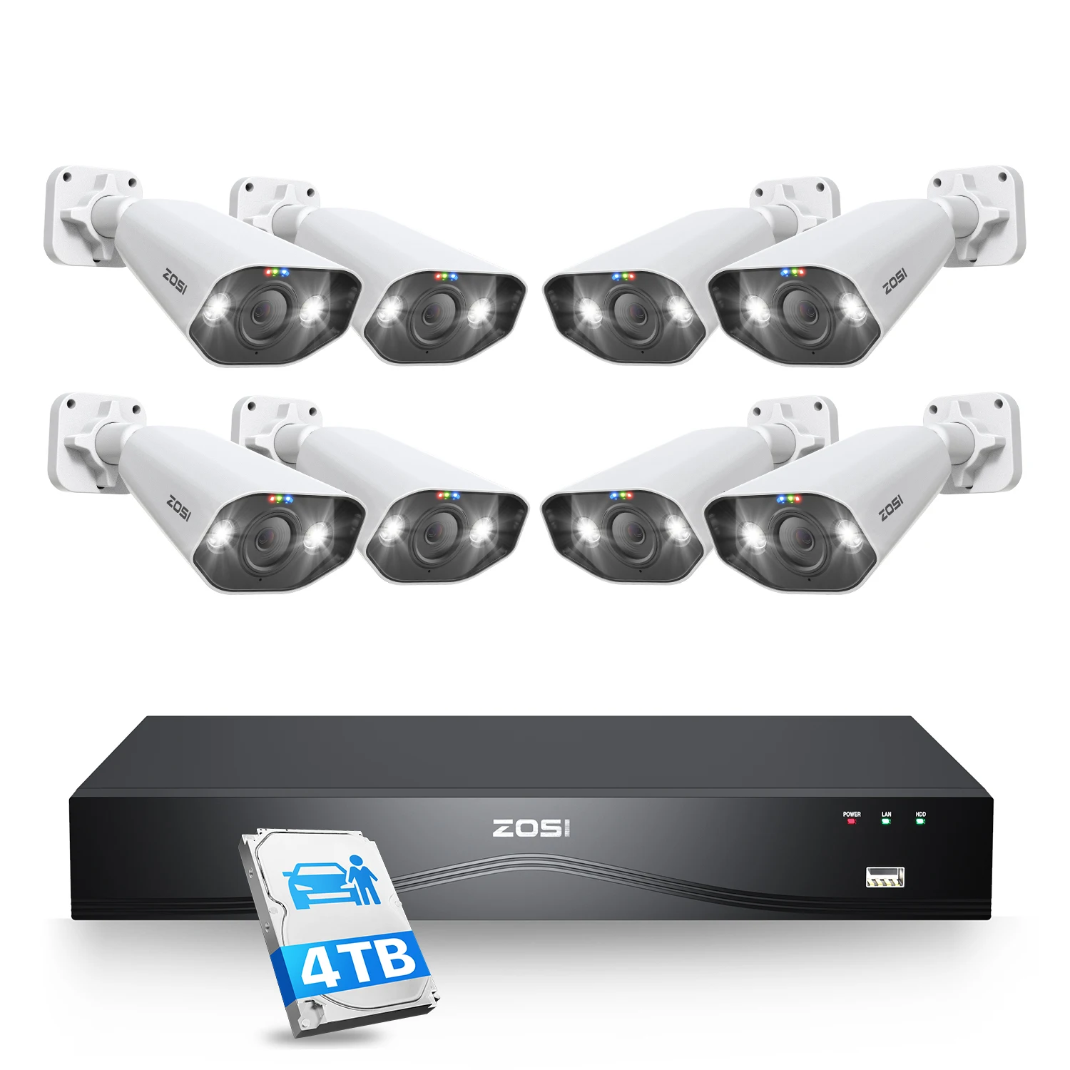 ZOSI 32CH 4K PoE Security Camera System - Image 8