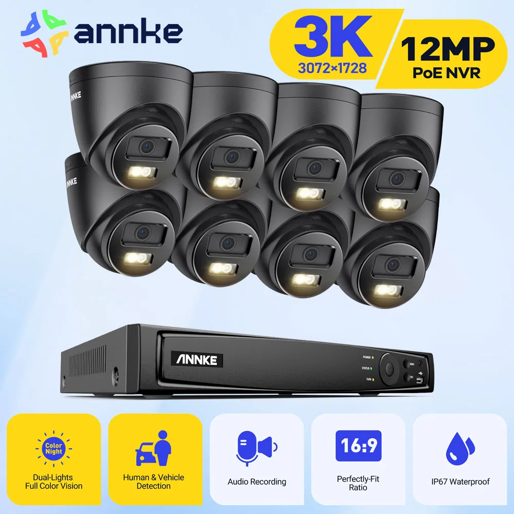 ANNKE 8CH 8MP PoE Security Camera Kit - Image 1
