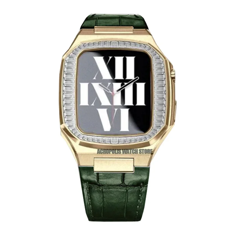 Diamond Stainless Steel Apple Watch Case Kit - Image 15