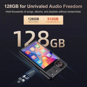 MECHEN 64GB/128GB Bluetooth MP3 Player - Thumbnail Image 2