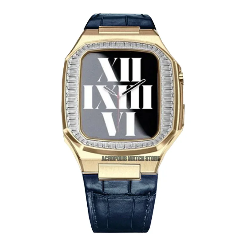 Diamond Stainless Steel Apple Watch Case Kit - Image 10